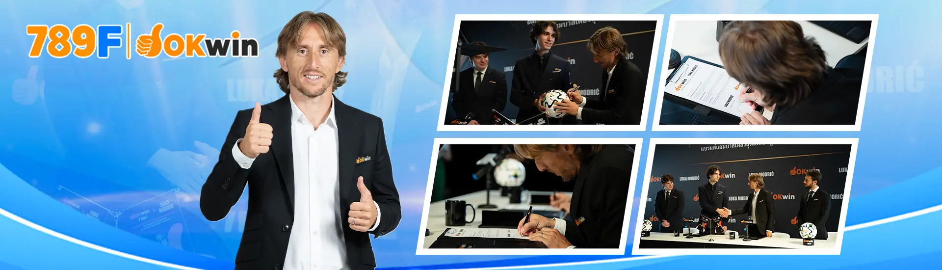 luka modrić đại sứ thương hiệu của liên minh OKWIN